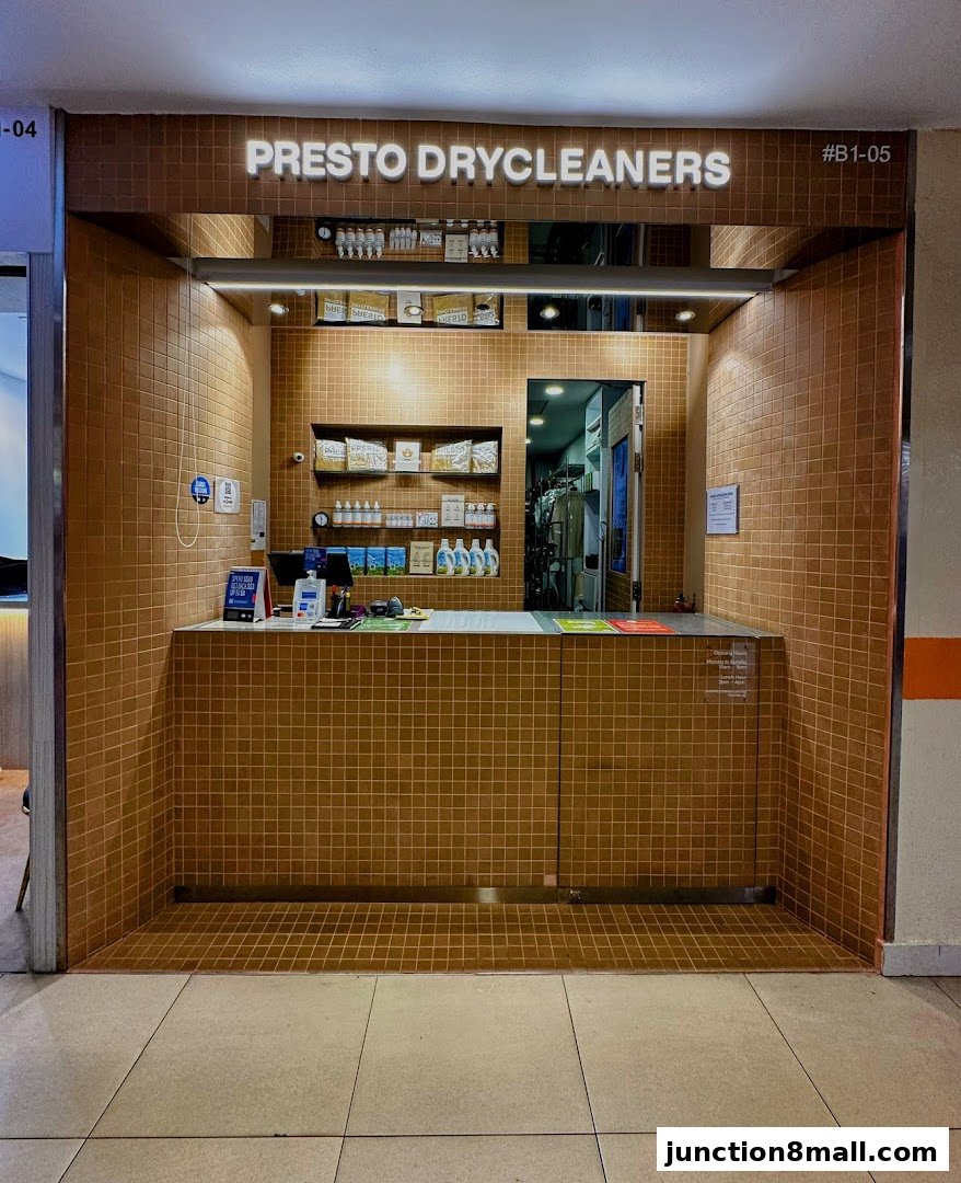 Presto Drycleaners outlet at Bishan Junction 8, Singapore