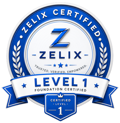 Zelix Certified, Level 1 badge